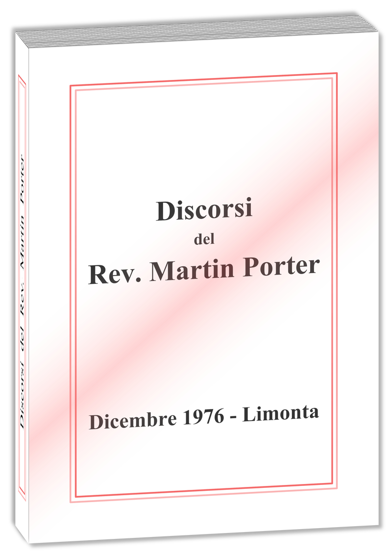 Discorsi del Rev. Martin Porter